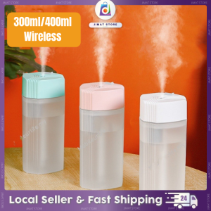 Wireless Humidifier Rechargeable Air Humidifier Ultrasonic Wireless Aromatherapy Diffuser 300ml 400ml Aromatherapy Sprayer Essential Oil