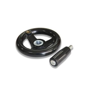12 * 100mm Hand Wheel Dengan Gagang Putar Untuk Mesin Milling Handle Mesin Milling Setang
