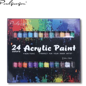 [Free Shipping] Paul Gauguin 33-Piece Acrylic Paint Set 24 Colors For ChildrenS Art Painting And DIY Coloring Activities