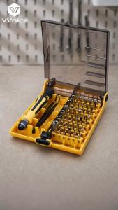 VVnice 45-in-1 Magnetic Driver Bit Set CR-V Hand Tools for Mobile Phone Notebook  and Household DIY