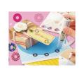 Kokuyo TA-DSM10-3 Donut Seal Stamp Applicator Refillable, Pink/Brown. 