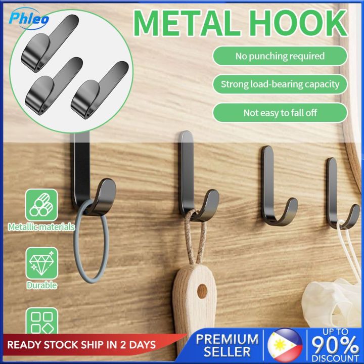 【Low Price】Drill-Free Hanging Hook Behind-door Key Cloth Hanger Hook ...