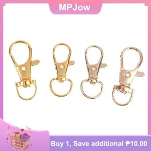 【MPJow】 10Pcs/set Metal Swivel Lobster Hook Clasp Keyring Snap Clasp Bag Jewelry Lanyard Trigger Buckle DIY Bag Accessories