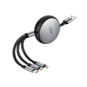 WANKEI LENTIVEN Kabel Data TYPE C 3 in 1 Fast Charging Untuk Iphone iOS Micro USB Type C 120CM