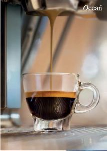 JJGLASS - (Ocean) P00340 Stack Tea Cup 7oz. (200ml.) - แก้วหู แก้วกาแฟ ถ้วยกาแฟ