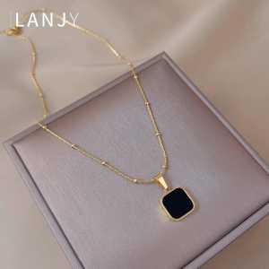 [ COD ] Kalung Titanium Wanita Anti Karat / Kalung Titanium Korea Import / Kalung Wanita Titanium / Kalung Titanium Terbaru / Liontin Emoticons Smile