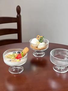 Cup milk bowl tall dessert drenched ball glass sour ins wind ice cream bowl high-value ice cream milkshake pudding mousse