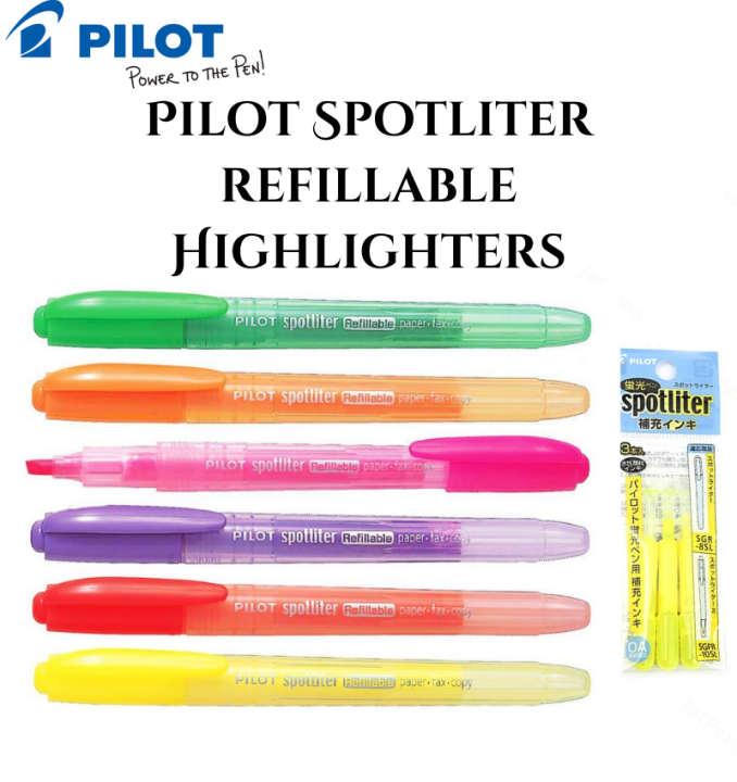 Pilot Spotliter Refillable Highlighter / Spotliter refill pack Lazada PH