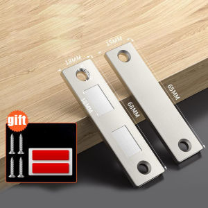 【Varitystore】No Punching Invisible Cabinet Magnetic Catch Ultra Thin Adhesive Magnetic Cabinet Latch Closures For Kitchen Closet Door Closing Door Magnetic Catch