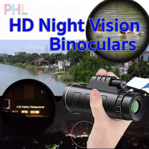 PHL {2024NEW} Telescope original Telescope with night vision Binoculars Monoculars Telescope long range 10000m Telescope Monocular telescope Night vision telescope HD Monocular Phone Camera Zoom Tripod Telescopic Phone Clip for Outdoor Camping Accessories