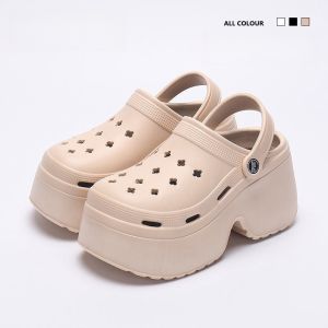 [Free Shipping] Thick-Soled Clogs For Women Outdoor Slippers For Women Summer Home Shoes For Women CoupleS EVA Slippers WomenS Sandals
