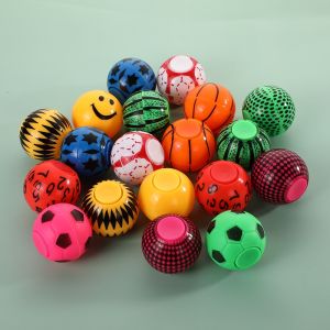 5cm Beyblade Burst Football Soccor Spinner Finger Capsule Ball Spinning Gyro Venting Decompression Game Hand Toys 指尖陀螺
