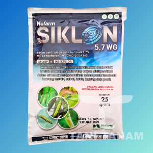 SIKLON 5.7 WG INSEKTISIDA PENGENDALI HAMA ULAT 25 GRAM