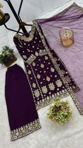 [PRE-ORDER] Ready Made Heavy Faux Georgette Suit (10-15days delivery)