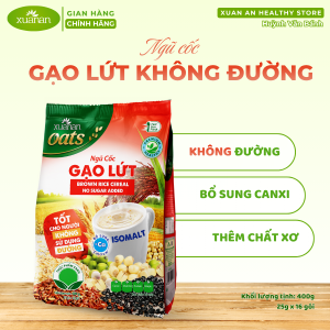 Ngũ cốc gạo lứt không đường Xuân An túi 400g