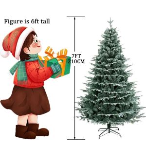 METECH PE Mixed PVC Snow Christmas Tree Simulation Snow PE Flocking Micro Snow Large Christmas Tree