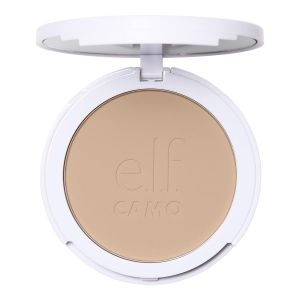 ELF Camo Powder Foundation Primer-Infused Buildable & Long-Lasting Medium-to-Full Coverage Foundation 8g
