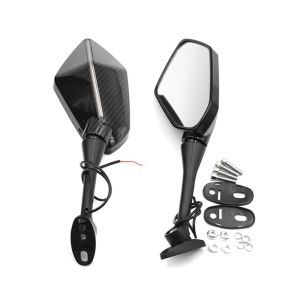 Phổ gương chiếu hậu xe máy Đèn Led Xi Nhan Gương bên cho Aprilia RS 125 yamaha R6 2005 R7 R1 R15 Suzuki gsxr 600 K7