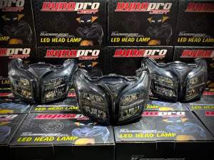DYNOPRO Y125Z / Y125ZR LED HEAD LAMP ASSY HEADLIGHT LAMPU DEPAN CAHAYA PUTIH