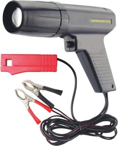 Automotive Timing Light 12V Inductive Ignition Timing Light for 2&4 Stroke Petrol Engine for Old Classical Car Motorcycle