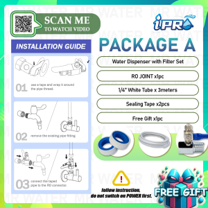 iPRO Hot&Cold&Warm Desktop Water Dispenser With 4 pcs HALAL Filter Model - NB-32T / GX93 - Compressor cooling