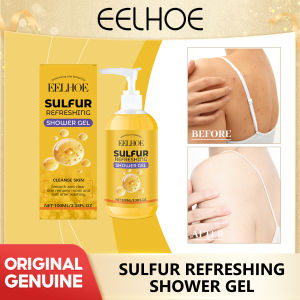 EELHOE Sulfur Refreshing Shower Gel Sulfur Refreshing Body Wash Moisturizes and nourishes the skin soothing hydrating brightening and cleansing body wash