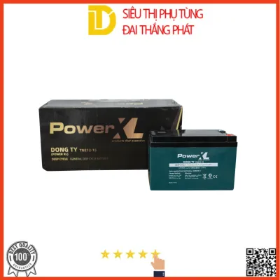 Ắc quy xe đạp điện / xe máy điện 12V-15Ah Thiên Năng TNE12-15 chính hãng bảo hành 12 tháng kể cả phồng méo móp