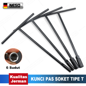 NESO Kunci T 8/10/12/14 mm BISA COD Kunci pas soket perbaikan T-Type Wrench Kunci Sok Sock Socket T Set Konci Original - ALAT
