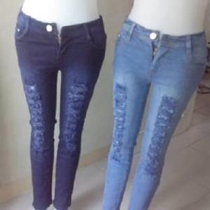 Celana SoftJeans Sobek Lapis