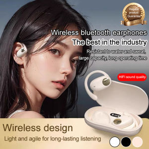 180° Rotating Open Wireless Earphone In-Ear Ear Bluetooth Headset Bass Sports Noise Cancelling Headphone