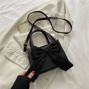 Túi xách đeo vai hình vuông cỡ nhỏ đính nơ thời trang cho nữ Túi giỏ xách nữ đi tiệc cầm tay nơ trắng tiểu thư M180