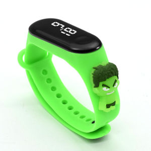 Led Watch Digital Spiderman Watch for Kids Boy Girl Little Boy Kids Children Student Waterproof Cartoon Doll Fashion Electronic Watch Plastic Bracelet Childrens Touch Watch