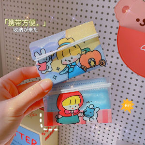 (พร้อมส่ง) ที่เก็บแมส แบบพกพา ใช้ง่ายสะดวก แบบพับ ลายหมีน่ารัก ซองเก็บหน้ากากอนามัย