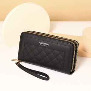 2024 ( READY STOCK ) WALLET LONG DOUBLE ZIP PURSES EU FASHION HOUSE