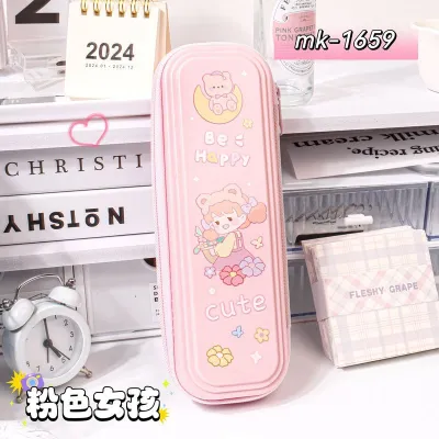 Kotak Tempat Pensil Anak Sekolah Motif Kartun Lucu Imut