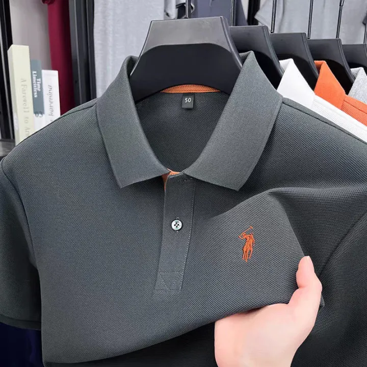 Men%20Summer%20Polo%20Shirt%20Business%20Casual%20Short%20Sleeve%20Loose%20Fit%20Tshirt%20Solid%20Color%20Embroidered%20Collar%20Top%20-%20Image%206