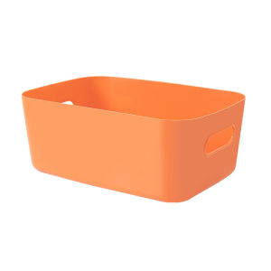 3 Sizes Household Sundries Storage Box Plastic Box Portable Desk Storage Basket Bin Desktop Organizer
