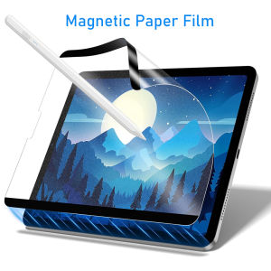 RICHMENT Magnetic Paper Like Screen Protctor Feel Matte Film Anti-Glare Screen Film Transparent Screen Protector Drawing like on Paper for iPad air11 iPad10 10.9inch iPad Air 4 Pro 11 2021 iPad Mini 6 iPad air5 air13 iPad pro13 Generation(SG Local Seller)