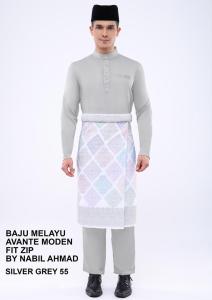 [BLACK & WHITE SET] Baju Melayu Nabil Ahmad by JAKEL Baju Melayu Cekak Musang Baju Raya Slim Fit Direct HQ Post