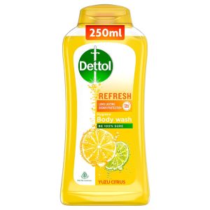 Dettol Body Wash and Shower Gel    Lime Fresh    For Women and Men    250ml (8.45 fl oz)