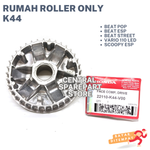 (HONDA) K44 RUMAH ROLLER ONLY BEAT SCOOPY POP ESP STREET VARIO 110 LED / TUTUP RUMAH ROLER / FINDRIVE FACE / TUTUP RUMAH ROLLER PULLEY / LAWAN KIPAS CVT / BOSH