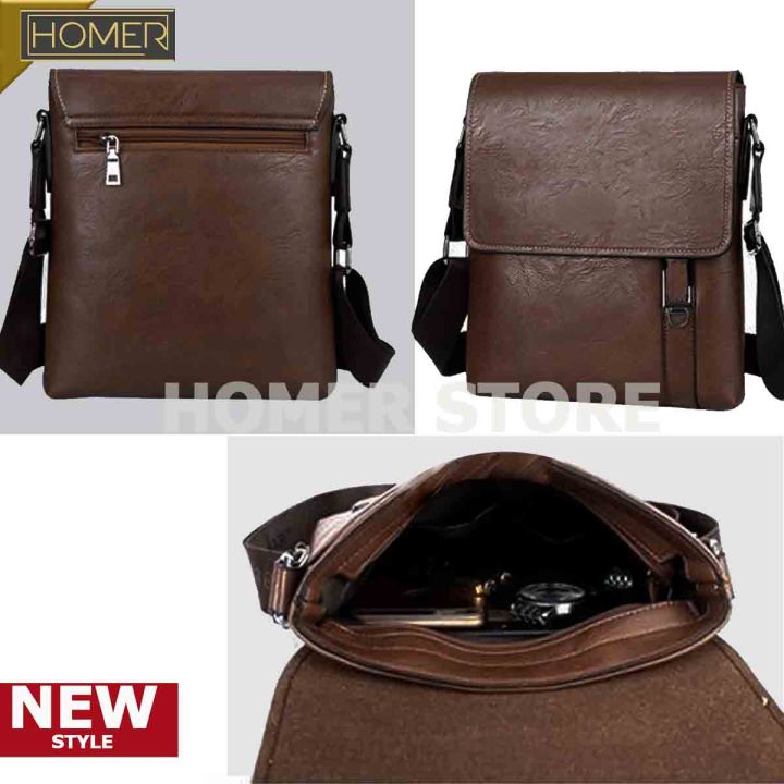 Homer RL Leather Sling Bag for Men | Lazada PH