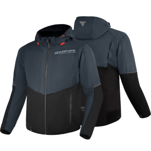 SHIMA MEN DAYBREAKER Motorcycle Jacket - GREY/BLACK