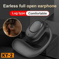 OWS KY2 Single-ear Earbuds Bluetooth Wireless Earphone Big Capacity Battery with 10H Playback Time, Touch Control On Ear Business Sport Music Headset. 