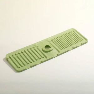 Multifunctional Kitchen Sink Splash Guard Silicone Faucet Mat Sink Water Splash Guard Draining Pad COD