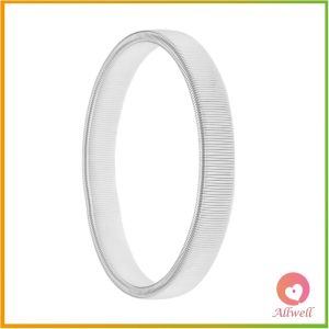 Allwell 1ชิ้น สายรัดแขนโลหะ กันแขนเสื้่อหลุด ความยืดหยุ่นที่ดี สําหรับรัดแขนเสื้อเชิ้ต Shirt Sleeve Holders