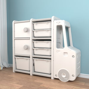 SG Stock - Kids Storage Cabinet Toy Rack Toy Storage Shelf Bookshelf Space Saver Storage Box Wardrobe Organizer Cabinet Storage Drawer Organizer Rack Storage Shelf Storage Drawer