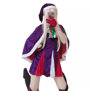 11.11 Christmas purple cos costume Japanese anime Fate/stay night Altoria Pendragon