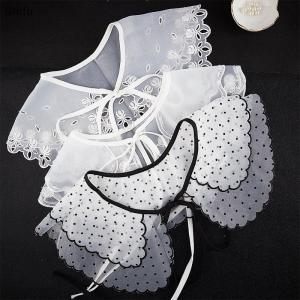 [ShiFu] Women Lace Collar Cloud Shoulder False Shirt Detachable Collar Necklace