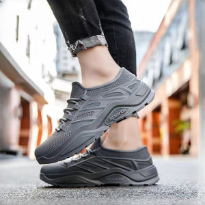 รองเท้าฝนผู้ชายรุ่นใหม่ แบบกีฬา กันลื่น กันกลิ่น ทนทาน รองเท้าฝนผู้ชายทรงต่ำ กันน้ำ รองเท้านักเรียนแฟชั่น